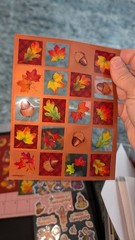Vintage Amscan Stickers Thanksgiving Fall Leaves Leaf Harvest Lot Of 4 Sheets