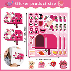 Make A Face Stickers 24 Sheets Kids Craft Holiday Party Favors Classroom Gift