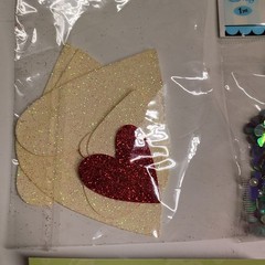 K & Company Rhinestone Daisy Wired Flowers Butterflies Glitter Hearts Scrapbook