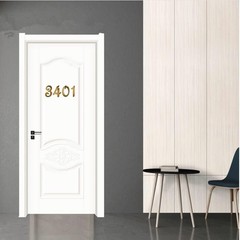 Versatile 3 Inch Gold Address Number Stickers – Elegant Design for Home/Office