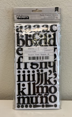 Thickers Foam Alphabet Stickers – Regards, Black (3pk)