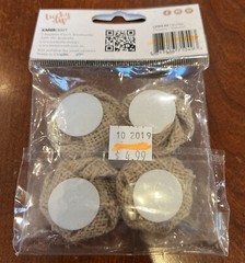 Burlap Flowers Self Adhesive (4) – KaiserCraft Lucky Dip