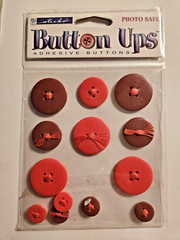 Large Lot of «Button Ups» Photo safe Adhesive Buttons by Stickopotamus 11 pkgs