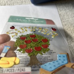 RARE Jolee’s Summer Apple Tree Ladybugs Lounge Scrapbooking Stickers Retired New