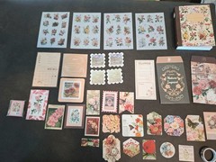 Nature Imprint Scrapbook Set Washi Stickers, Pet Stickers Memo Pad 5 Sheets Eph