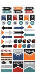 Paper House LIFE ORGANIZED Planner Stickers – SPORTS – 260 pcs