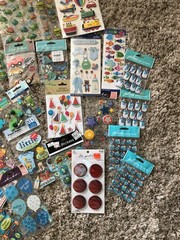 Lot of 35 Boy/Male Themed Embellishments – Paper Craft Scrapbooking, Journaling