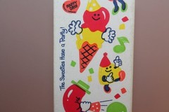Vintage ’80s Sandylion The Sweeties Have a Party! Sticker Jelly Bean Ice Cream
