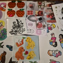 Vintage Modern Sticker Grab Bag Mystery Sandylion Stickii Club Pipsticks