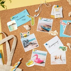 Retro Florida State Travel Stickers (31 Pieces) – Watercolor, USA-Themed, Wat…