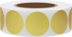 High-Quality 1000 Gold Foil Labels – Self-Adhesive Round Stickers for All Needs