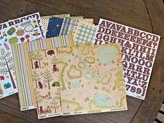 October Afternoon «Campfire» – RARE COLLECTORS Sticker & Embellishments