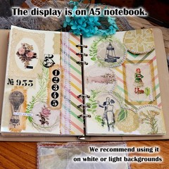 Vintage Junk Journal Ephemera Scrapbooking Supplies Translucent Vellum Paper …