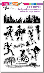 Stampendous Stamps Acrylic Stamp SASSY CITY