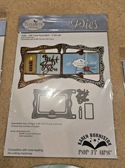 LOT 6 ELIZABETH CRAFT DESIGNS UCHI’S CRAFTY CUTT CARD TAG FRAME DIE SCRAPBOOKING