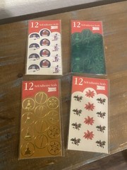 4 Pkgs Studio 18 Brand Scrapbook Stickers Seals- 48 Total Stickers NEW Sealed