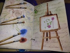 Artist Junk Journal Scrapbook USA Seller .