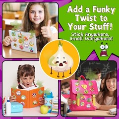 Smelly Scratch and Sniff Stickers for Kids, 3 Rolls, 600 PCS, 24 Designs