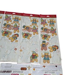 Mixed Scrapbooking Sticker Lot Holiday Halloween Christmas Autumn Marine 20+ Pcs
