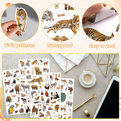 Wild Animals Stickers 750 Count Jungle Safari Woodland Zoo Creatures