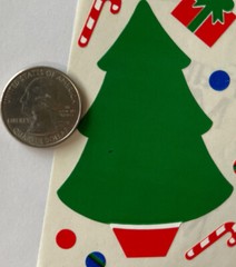 DECORATE THE CHRISTMAS TREE Stickers(17pc)Frances Meyer •Ornaments•Holiday•Gifts