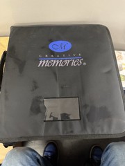 Creative Memories Binder with 15 Dbl Sided Inserts Stickers Scrapbooking ALOT