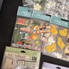 Lot of 15 Jolee’s Boutique K&Company Sticky Pix Scrapbooking
