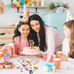 16 Sheet Happy Birthday Stickers Self-Adhesive Birthday Cards Scrapbook