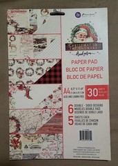 Prima Christmas In The Country A4 Paper Pad And 4×6 Journaling Note Cards Lot