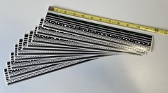 10 Mrs Grossmans Concerto Border Stickers Lines Dots Patterns Black White Whimsy