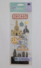 Jolee’s Chicago Illinois United States Travel Vacation Scrapbooking Stickers