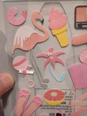 EK Success Jolee’s Boutique Large Pk 17 3-D Stickers Pink Goodies Extremely Rare