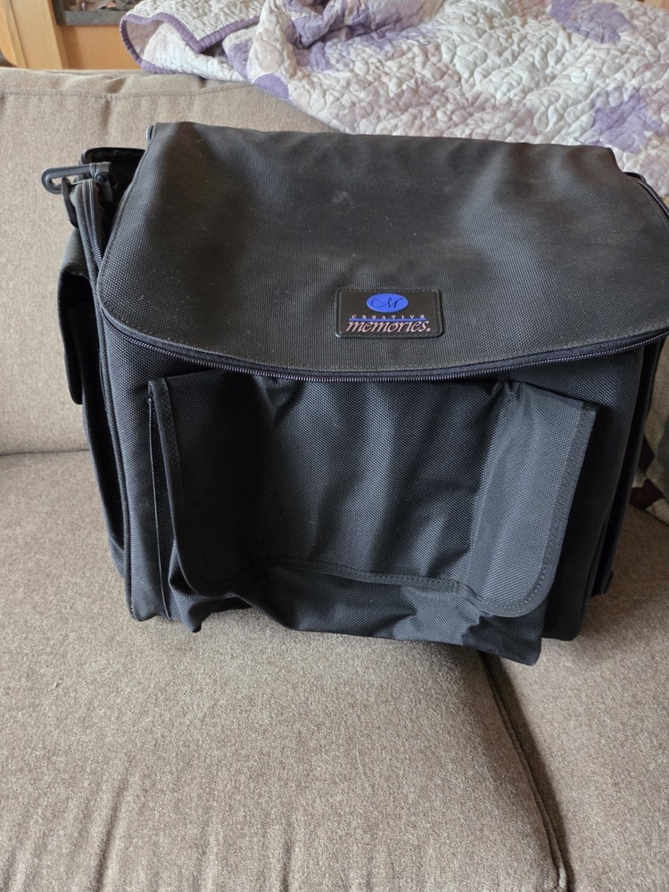 Large Creative Memories Memory Mate Carryall Shoulder Organizer Tote Bag Storage