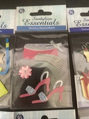 Sandylion Essentials Dimensional Scrapbooking Stickers, 10 Packages 2004