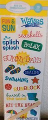 20 Pks/Sheets Stickers, Embellishments 4 Crafts, Scrapbooking Summer, Water #155