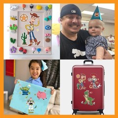 40 Pcs DIY Make a Face Stickers Kit, Cartoon Stickers for Birthday Party Decor