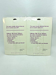 Vtg 80s Hallmark Stickers Silly Scents Scratch And Sniff Heart Letters 4 Sheets