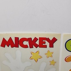 SandyLion Disney Stickers Mickey Mouse Goofy Disneyland Disney World 4 Sheets