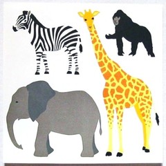 Mrs Grossman Vintage Size 6 x 6 Inch Jumbo Sticker Sheet Asst. *Your Choice*