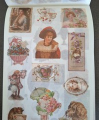 50 Pgs Vintage Series Washi Stickerbook 30 Pgs Stickers 20 Pgs Ephemera