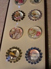 Recollections FLORAL EMBELLISHMENTS 8 PCS MULTI PICS DESIGN