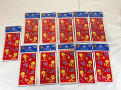 Looney Tunes Tweety Stickers 2001 Hallmark 44 Sheets Vintage Party Express New