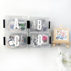 2 Inch Vinyl Letter Number Stickers 500pcs Alphabet Sheets White Decor