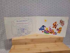 Vintage Sandylion Winnie The Pooh Tigger Sticker Album Sheet Notebook Folder Lot