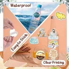 300PCS Inspirational Christian Stickers for Water Bottle, Laptop, Bible Verses