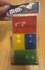 EK Success M&M’s Adhesive Envelopes Keepsake Candy Stickers Scrapbook NEW RARE