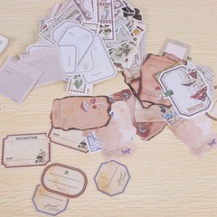 200 Pieces Vintage Scrapbook Supplies Pack for Junk Journal Planners DIY 9840