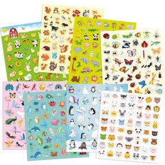 Animal Stickers for 8 Themes Cute Animal Sticker for Water Bottle Decor Scrap…