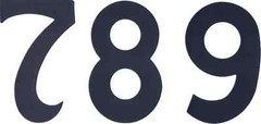 5 inch Numbers Die Cut For Posters Signs and Banners – From 0 to 9