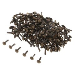 Baosity 200 Pieces Mini Round Fasteners Metal Brads Paper Fasteners Scrapbook…
